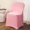 1 Piece Pink Stretch Spandex Chair Cover for Stylish Folding Seating